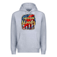 Heather Grey American honey 4th of july Premium Hoodie - CowGirlArtShop