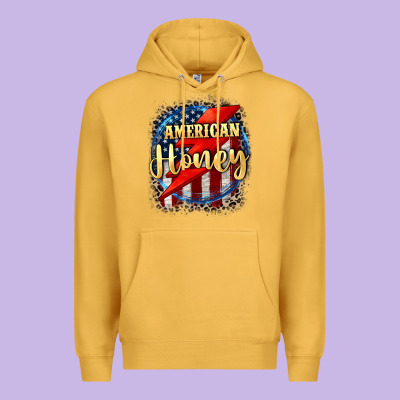 American Honey 4th Of July Premium Hoodie Designed By Cowgirlartshop