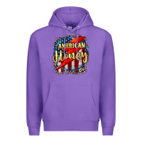 Purple American honey 4th of july Premium Hoodie - CowGirlArtShop