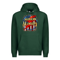 Sports Green American honey 4th of july Premium Hoodie - CowGirlArtShop