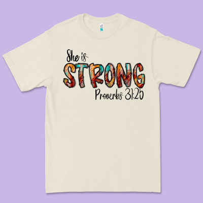 She Is Strong Provebs Premium Tee Designed By Cowhidedigitalart