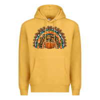 Mustard fall pumpkin rainbow Premium Hoodie - HRA Design Shop