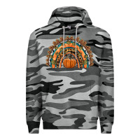 Slate Camo fall pumpkin rainbow Premium Hoodie - HRA Design Shop