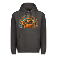 Smoke fall pumpkin rainbow Premium Hoodie - HRA Design Shop