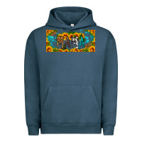 Pigment Midnight Navy mama sunflower libbey cup Urban Hoodie - HRA Design Shop