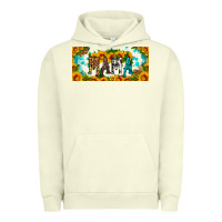 Pigment Pistachio mama sunflower libbey cup Urban Hoodie - HRA Design Shop