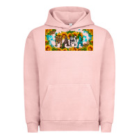 Pigment Salmon mama sunflower libbey cup Urban Hoodie - HRA Design Shop