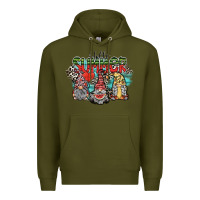Army Green hello summer Premium Hoodie - SublimationCraftShop