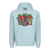 Blue Mist hello summer Premium Hoodie - SublimationCraftShop