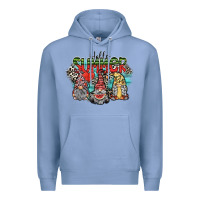 Colony Blue hello summer Premium Hoodie - SublimationCraftShop