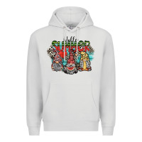 Dove Grey hello summer Premium Hoodie - SublimationCraftShop
