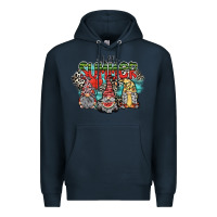 Navy hello summer Premium Hoodie - SublimationCraftShop