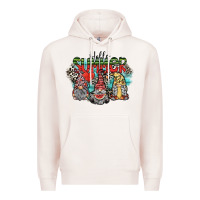 Pale Pink hello summer Premium Hoodie - SublimationCraftShop