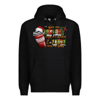 Black Coffee  Jesus Premium Hoodie - CowhideDigitalArt