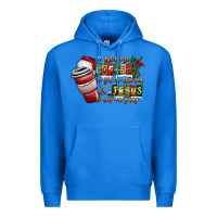 True Royal Coffee  Jesus Premium Hoodie - CowhideDigitalArt