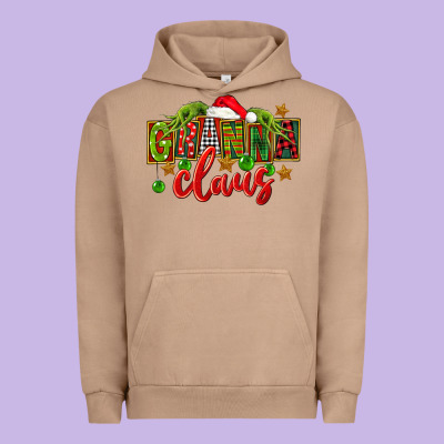 Christmas Granna Claus Urban Hoodie Designed By Fadigitalartstudio