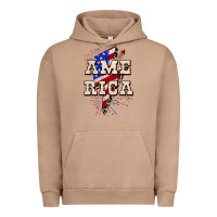 Pigment Burro America 4th of July Urban Hoodie - CowGirlArtShop