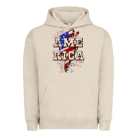 Pigment French Oak America 4th of July Urban Hoodie - CowGirlArtShop