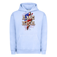 Pigment Grape Ice America 4th of July Urban Hoodie - CowGirlArtShop