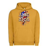 Pigment Peanut Butter America 4th of July Urban Hoodie - CowGirlArtShop