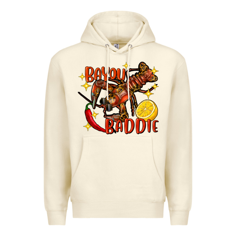 Crawfish Bayou Baddie Premium Hoodie by FaDigitalArtStudio | Teevron