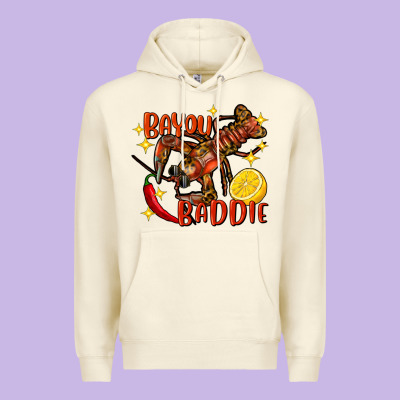 Crawfish Bayou Baddie Premium Hoodie Designed By Fadigitalartstudio