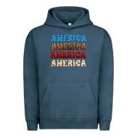 Pigment Midnight Navy Western America Urban Hoodie - Neo Western
