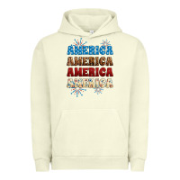 Pigment Pistachio Western America Urban Hoodie - Neo Western