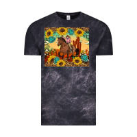 Cloud Black cowgirl Vintage Tee - Artiststas