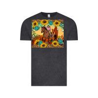 Vintage Black cowgirl Vintage Tee - Artiststas