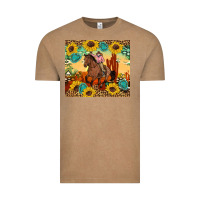 Vintage Coffee cowgirl Vintage Tee - Artiststas