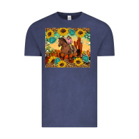 Vintage Denim cowgirl Vintage Tee - Artiststas