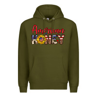 Army Green American honey Premium Hoodie - Neo Western