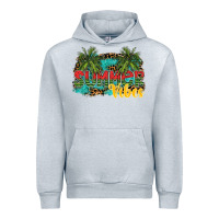 Heather Grey summer vibes Urban Hoodie - SublimationCraftShop