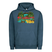 Pigment Midnight Navy summer vibes Urban Hoodie - SublimationCraftShop