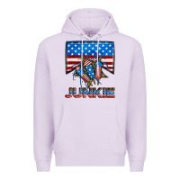 Lilac American junkie Premium Hoodie - Neo Western