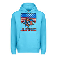 Ocean Blue American junkie Premium Hoodie - Neo Western
