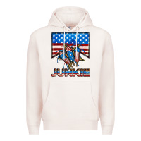 Pale Pink American junkie Premium Hoodie - Neo Western