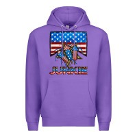 Purple American junkie Premium Hoodie - Neo Western