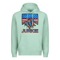 Seafoam American junkie Premium Hoodie - Neo Western