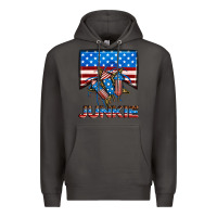 Smoke American junkie Premium Hoodie - Neo Western