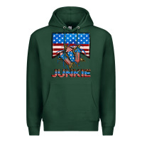 Sports Green American junkie Premium Hoodie - Neo Western