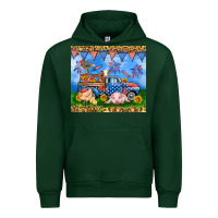 Forest Green America farm animals truck 20oz skinny tumbler Urban Hoodie - Neo Western