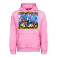 Fuchsia Pink America farm animals truck 20oz skinny tumbler Urban Hoodie - Neo Western