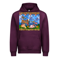 Mauve Wine America farm animals truck 20oz skinny tumbler Urban Hoodie - Neo Western