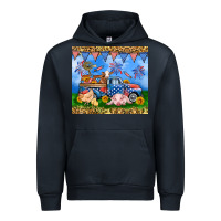 Navy America farm animals truck 20oz skinny tumbler Urban Hoodie - Neo Western
