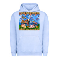 Pigment Grape Ice America farm animals truck 20oz skinny tumbler Urban Hoodie - Neo Western