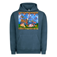 Pigment Midnight Navy America farm animals truck 20oz skinny tumbler Urban Hoodie - Neo Western