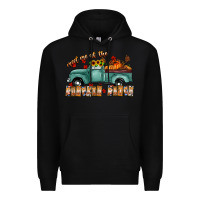 Black meet me af the pumpkin patch Premium Hoodie - CowhideDigitalArt