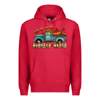 Cardinal meet me af the pumpkin patch Premium Hoodie - CowhideDigitalArt